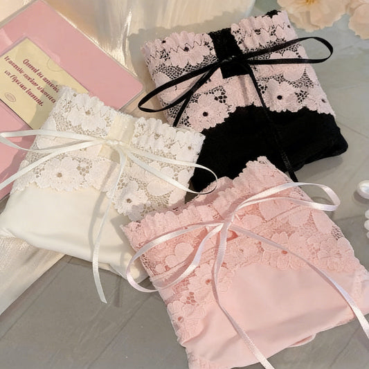 Sweet Bow Lace Panties (4 Packs)