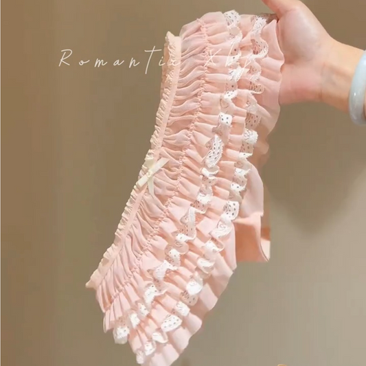 Bow Ruffled Lace Panties (4 Packs)