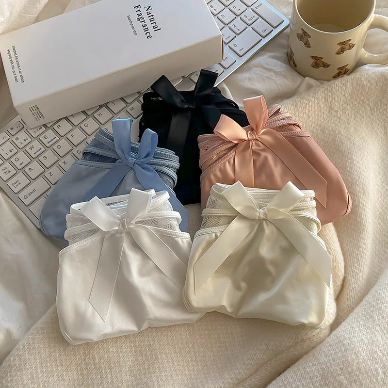 Satin Hollow Lace Panties (3 Packs)