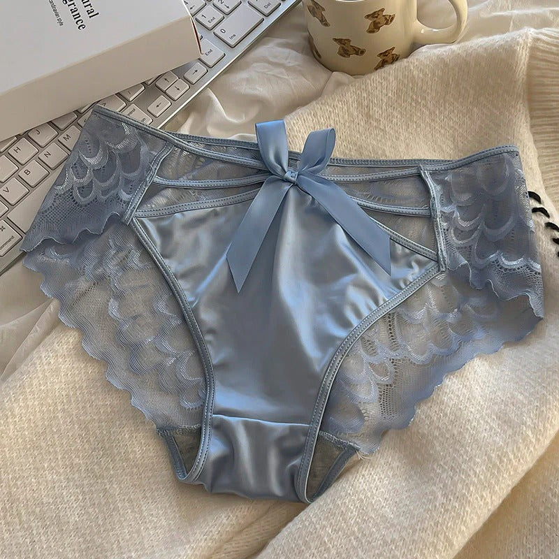 Satin Hollow Lace Panties (3 Packs)