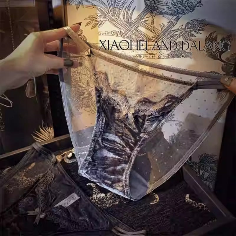 Velvet Lace Panties (3 Packs)