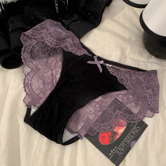 Lace & Bow Briefs (4 Packs)