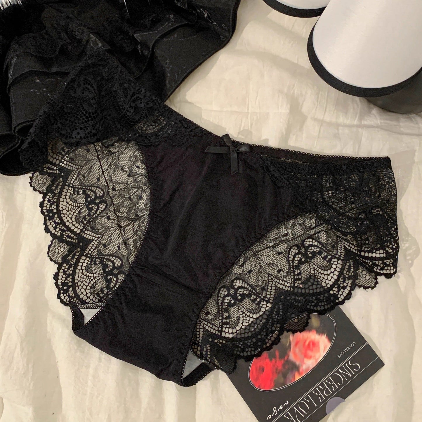 Lace & Bow Briefs (4 Packs)