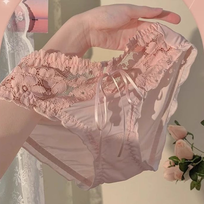 Sweet Bow Lace Panties (4 Packs)