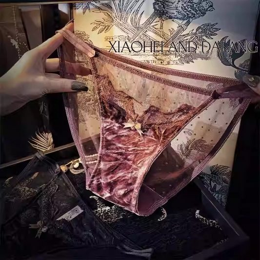 Velvet Lace Panties (3 Packs)